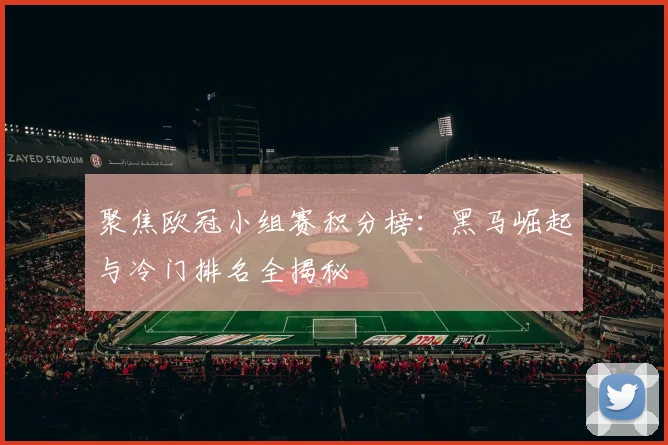 聚焦欧冠小组赛积分榜：黑马崛起与冷门排名全揭秘